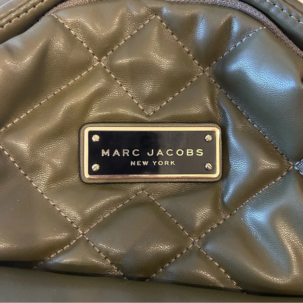Marc Jacobs Green Quilted Backpack